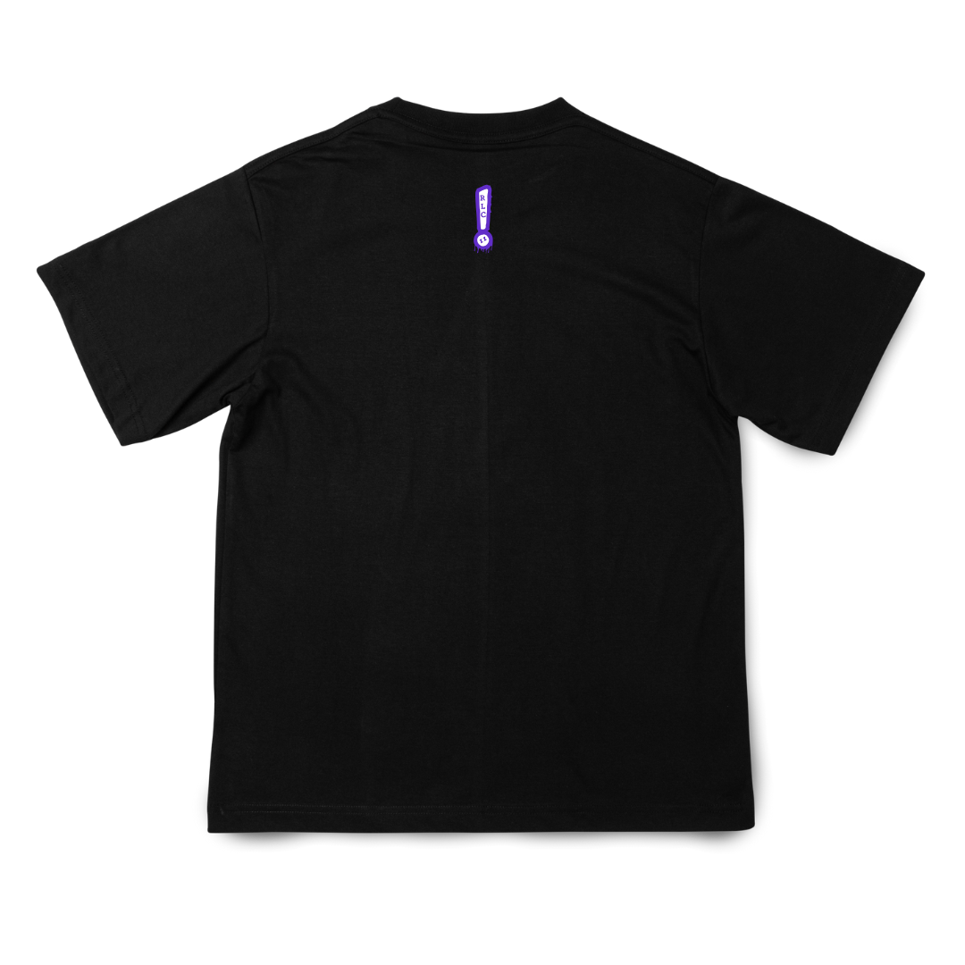 UNISEX RLC SHIRT BLACK TEE - BIRDS