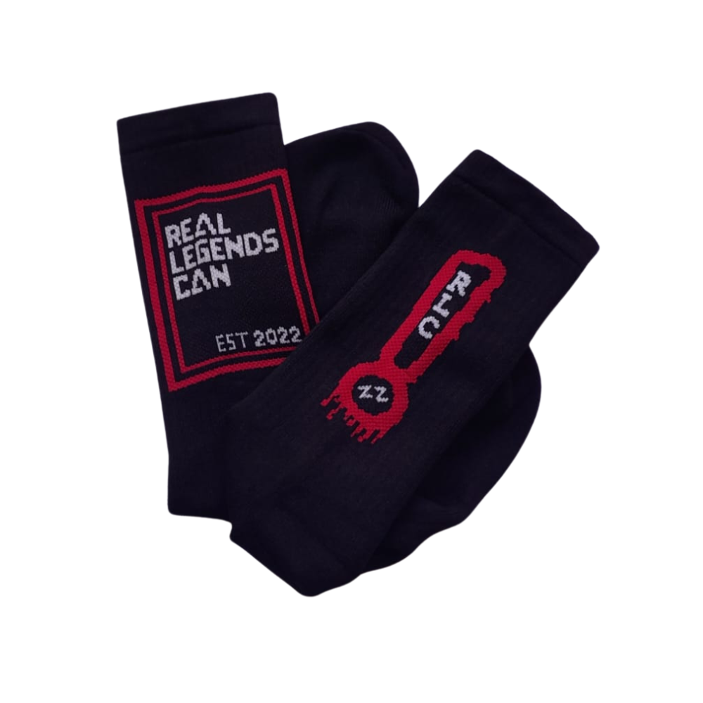 UNISEX RLC x SOCKS BLACK/RED
