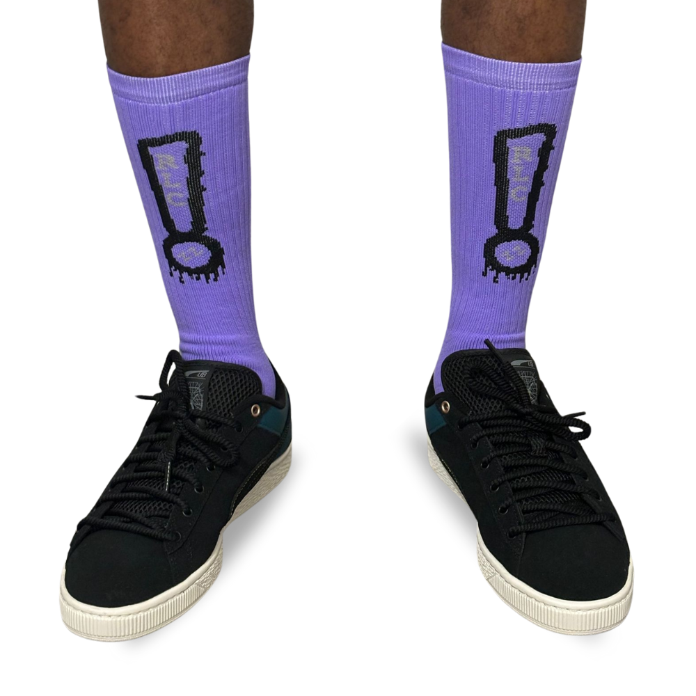 UNISEX RLC SOCKS PURPLE