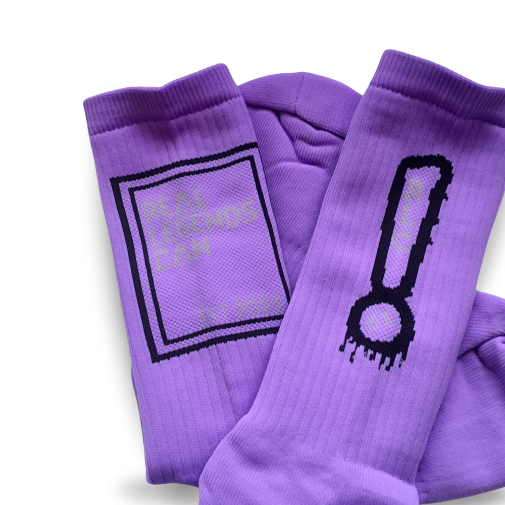 UNISEX RLC SOCKS PURPLE