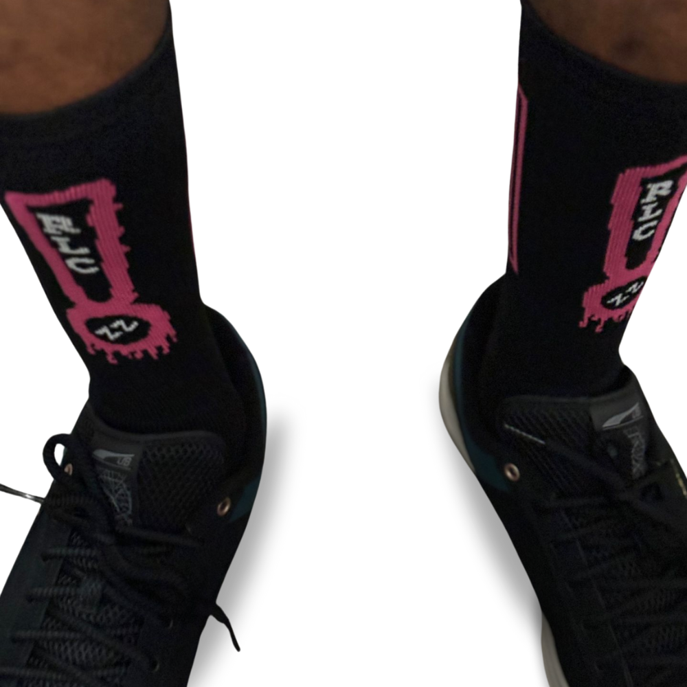 UNISEX RLC SOCKS PINK/BLACK