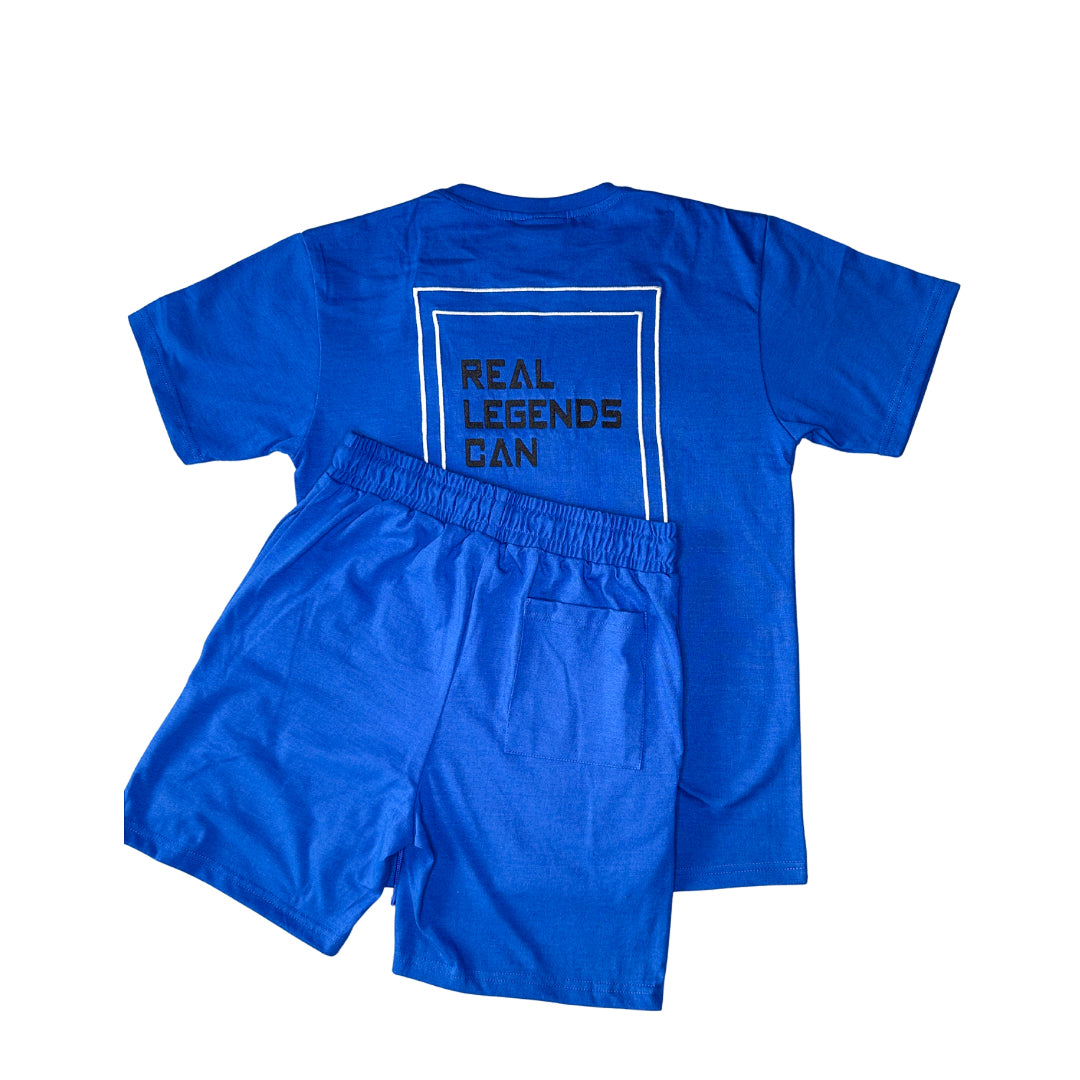 BLUE SHORTS SET