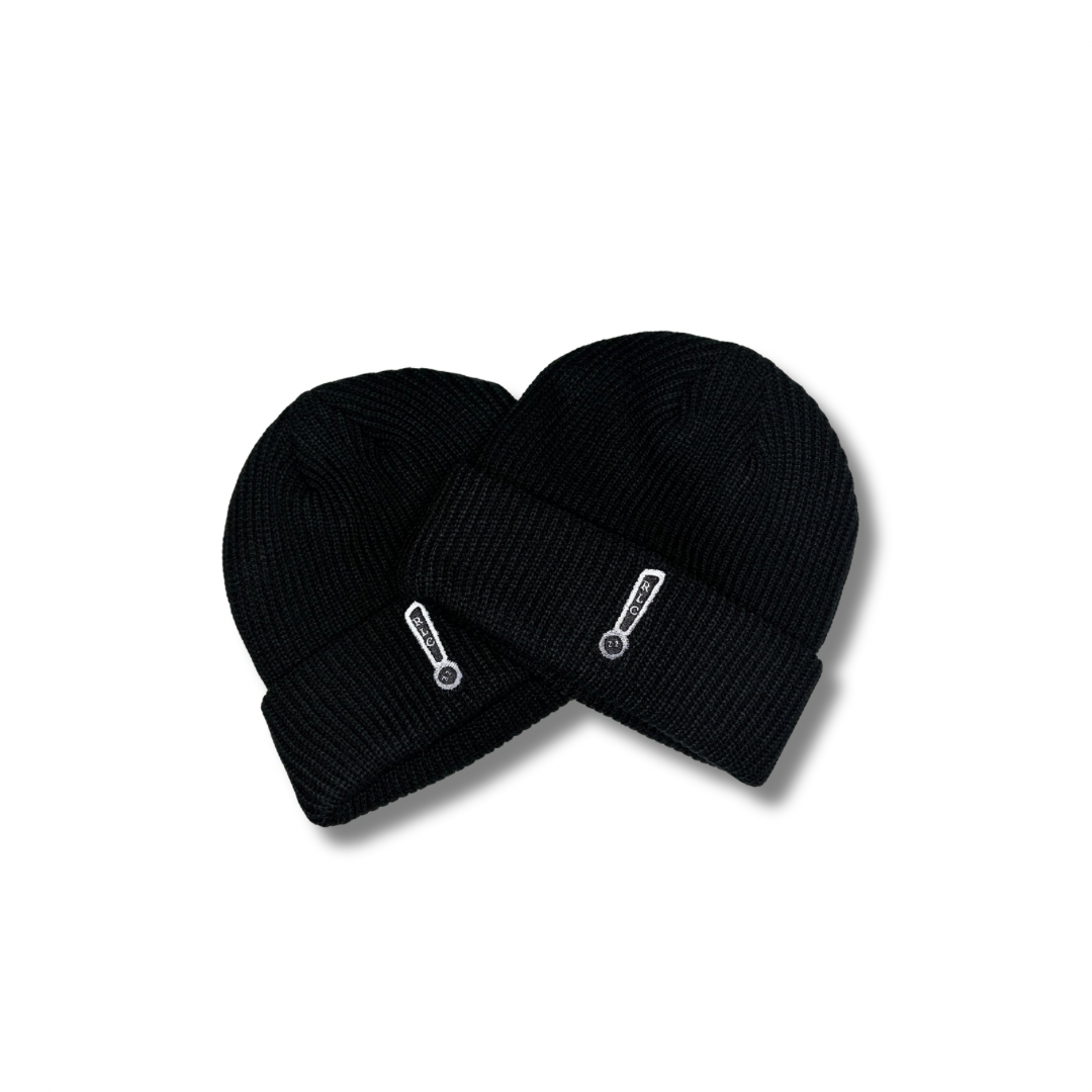 RLC BLACK BEANIE