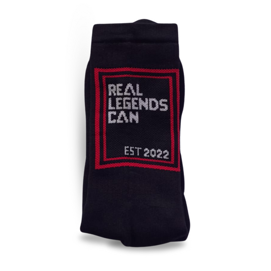 UNISEX RLC SOCKS BLACK/RED